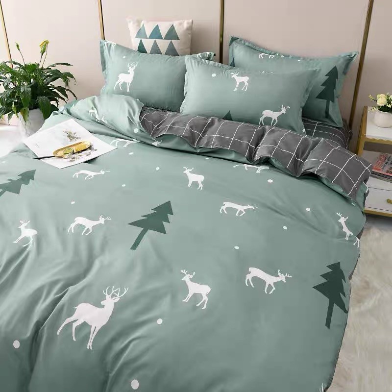 Combo vỏ chăn ga gối poly cotton nhập khẩu HASUKO, drap bọc nệm poly cotton đủ mọi kích thước | BigBuy360 - bigbuy360.vn