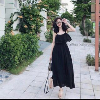 ĐẦM MAXI 2 DÂY CỰC XINH