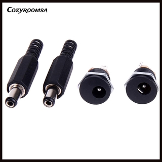 Set 10 cặp giắc nối nguồn DC (giắc đực và cái) 2.1 X 5.5mm