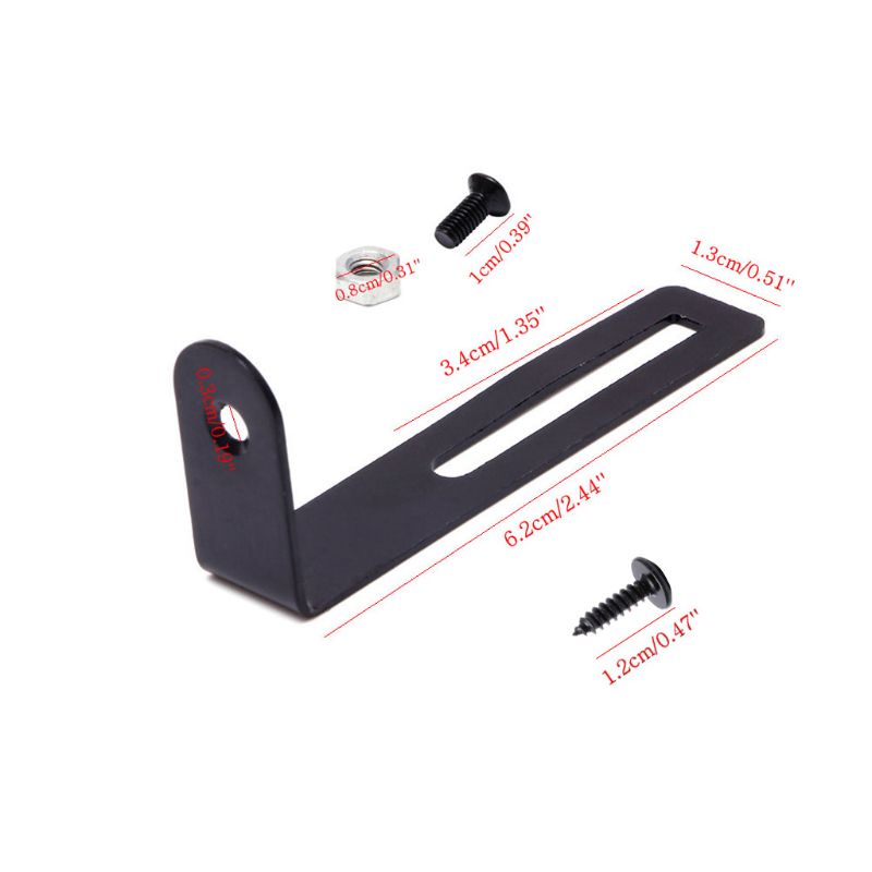 Giá Đỡ Miếng Gảy Đàn Hình Chữ L Màu Đen Chuyên Dụng Cho Đàn Guitar Điện LP Kèm Ốc Vít