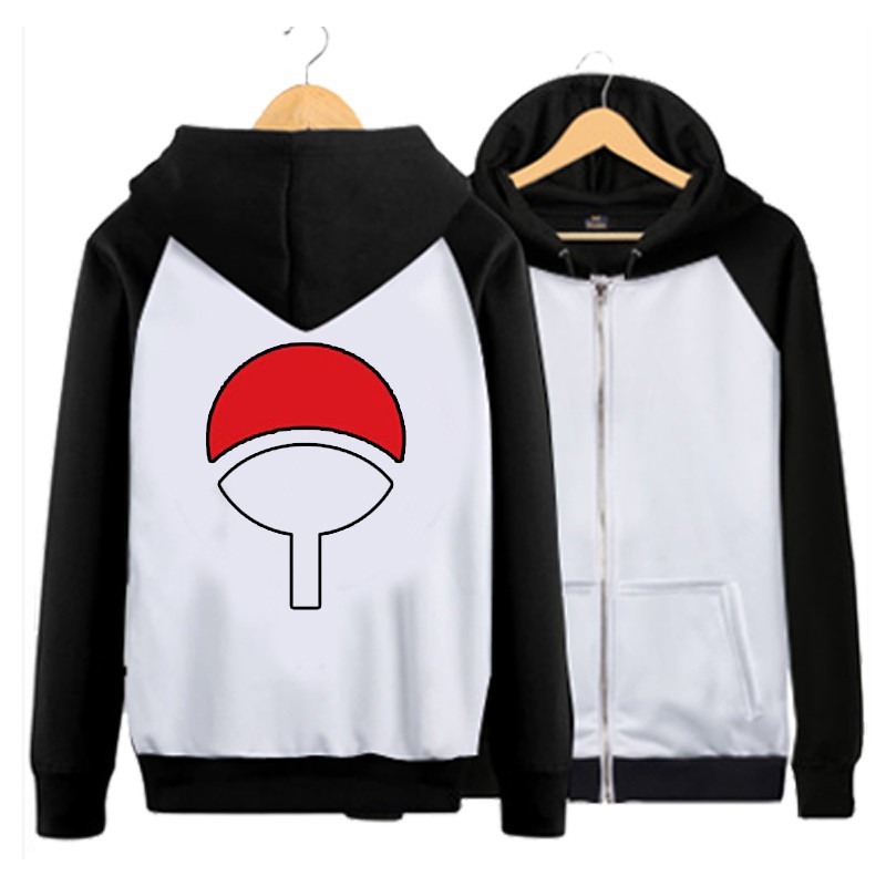 Áo Khoác Kéo Khóa Logo Uchiha Đẹp | BigBuy360 - bigbuy360.vn