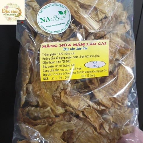 Măng Nứa Nầm Lá Nếp Lào Cai  Loại Nguyên Miếng Túi 500gr Do Dân Tộc Sảng Chải Chế Biến - Sản Phẩm O.COP Tỉnh Lào Cai | BigBuy360 - bigbuy360.vn