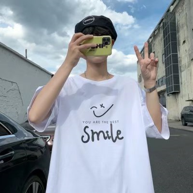 Áo Thun Nam Tay Ngắn Phong Cách Hip Hop Thời Trang Size M-5XL