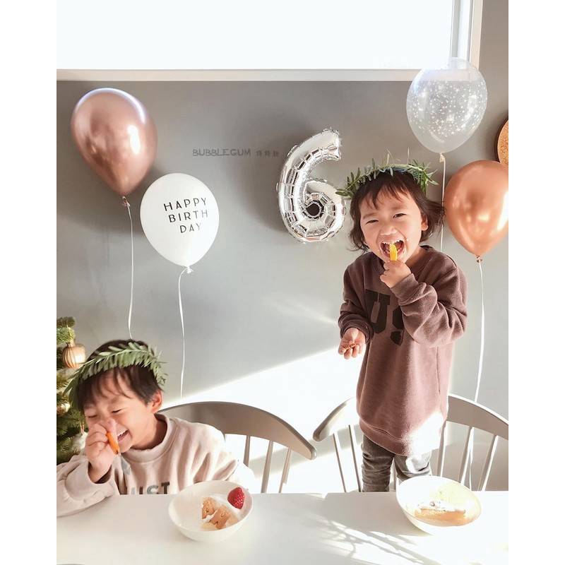 Set 20 bong bóng latex trong suốt họa tiết ngôi sao 12 inch