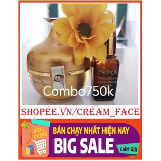 [Hàng Bán Chạy] BỘ KEM FACE NHÂN SÂM + SERUM CAO CẤP N'COLLAGEN - Giảm Mụn, Mờ Nám, Tàn Nhang Hàng Chính Hãng