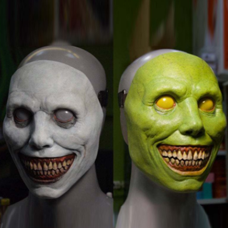 Mặt Nạ Hóa Trang Halloween Hình Quỷ Có Đèn LED Độc Đáo