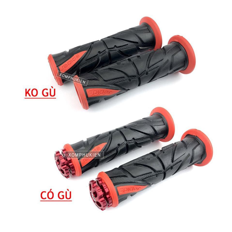 Bao Tay Spider Có Gù và Không Gù Gắn Xe Máy