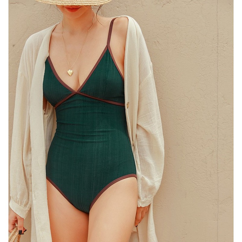 CÓ SẴN - ĐỒ BƠI NỮ liền thân thun lạnh đẹp chất thun gân cách điệu