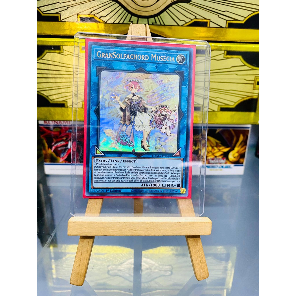 [ Dưa Hấu Yugioh ] Lá bài thẻ bài GranSolfachord Musecia - Ultra Rare - Tặng bọc bài nhựa bảo quản