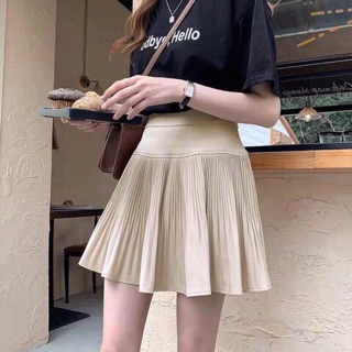 Chân váy xếp ly cạp cao hàng QC hot hit