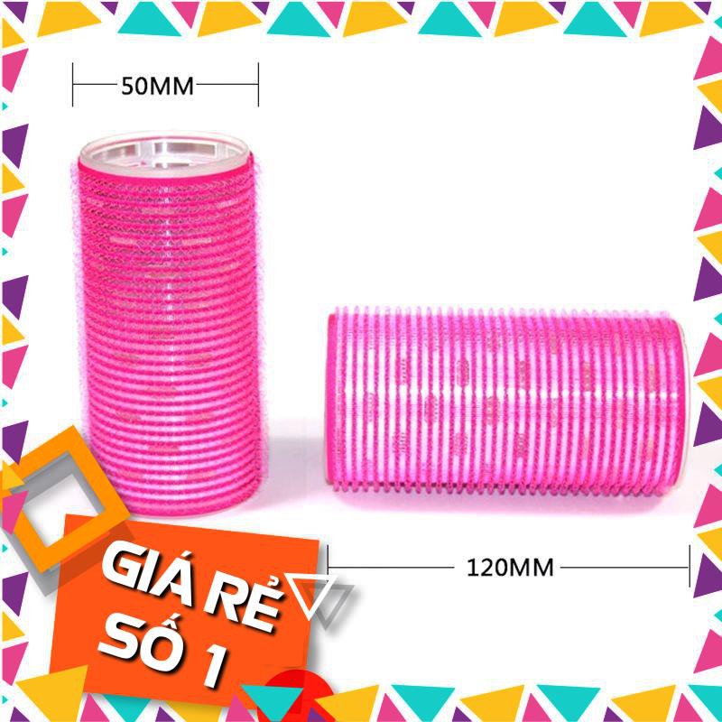 Lô cuốn tóc Hàn Quốc lõi nhôm siêu to 12x5cm dài tự dính