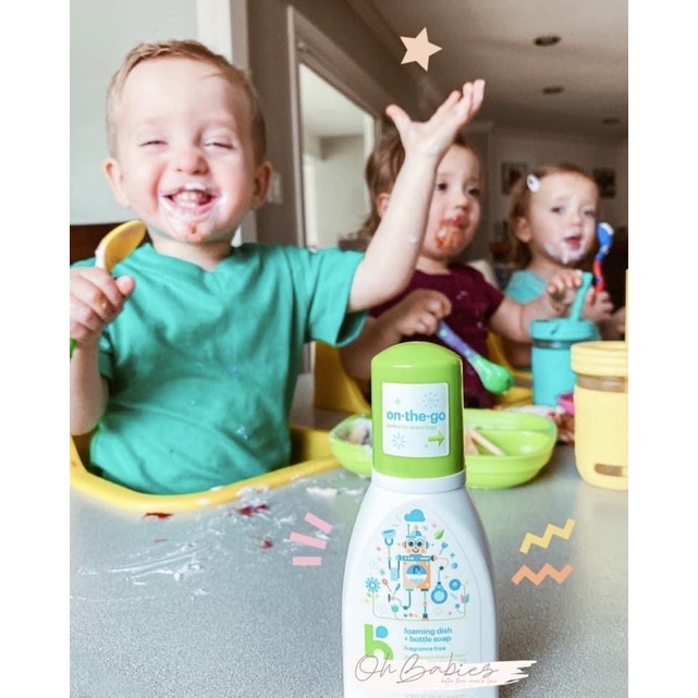 Nước rửa bình Babyganics hữu cơ an toàn cho bé 473ml [OH BABIES]