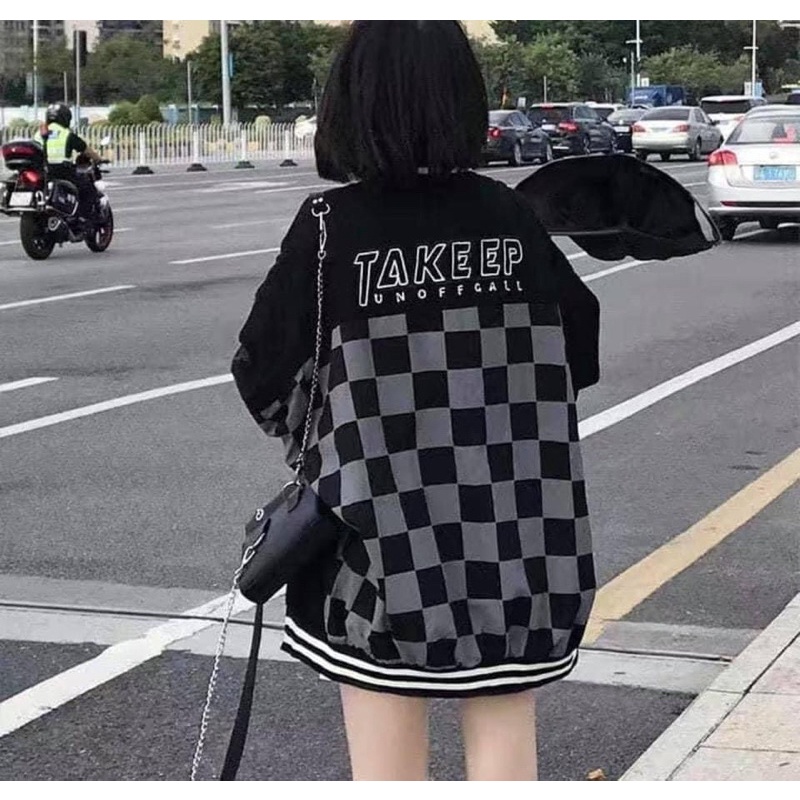 ÁO BOMBER NỈ CHỮ U - freesize | BigBuy360 - bigbuy360.vn