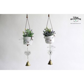 Chuông gió chậu gốm treo Vintage No.2 TTTM