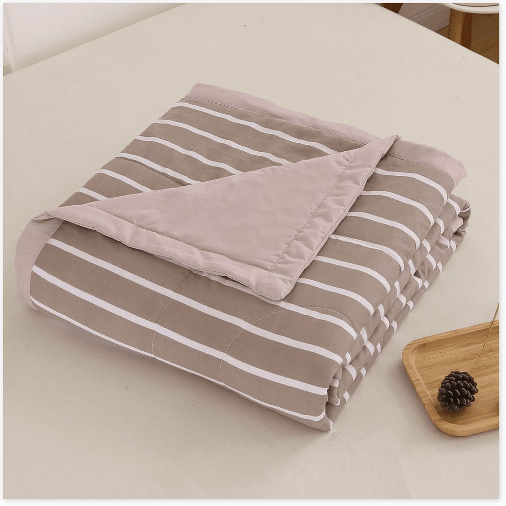 Mền 1 ĐỔI 1   Chăn bông cotton hình ca rô 200x230cm, mềm mịn với da, không bị phai màu. 8393