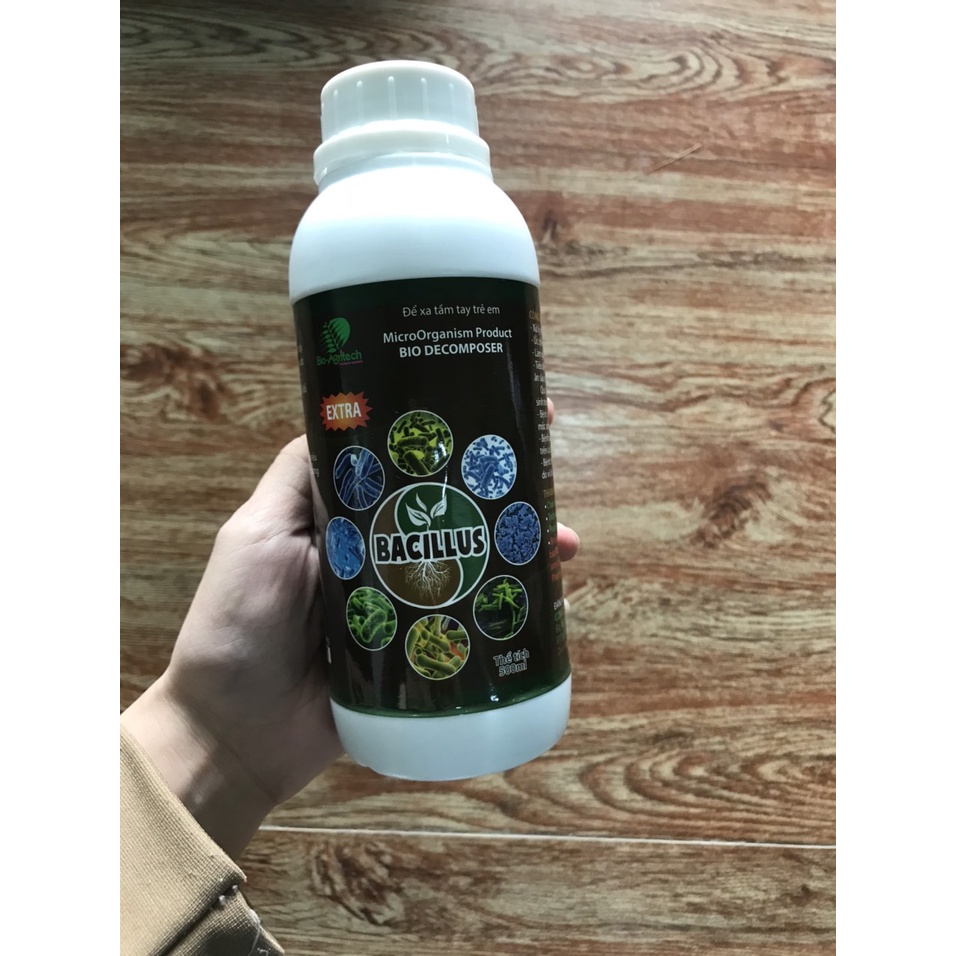 Extra Bacillus 500ml - Sản phẩm phục vụ cho nông nghiệp hữu cơ