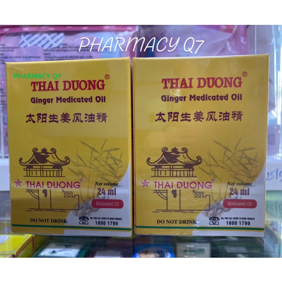 Dầu Gừng Thái Dương 24ml Dau Gung Thai Duong