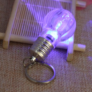[GIÁ SỈ] Combo 2 Móc Khóa Hình Bóng Đèn Led 7 Màu