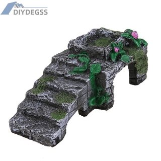Bệ phơi nắng cho rùa bằng nhựa resin trang trí bể cá tiện dụng