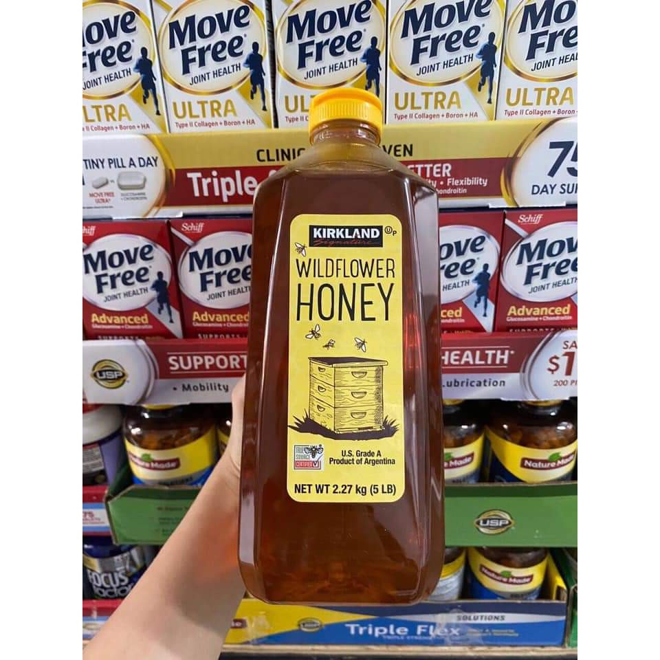 Mật Ong Kirkland Hữu Cơ Tinh Khiết Nguyên Chất - Mỹ