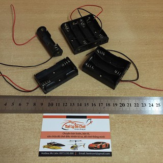 [] Khay pin AA loại 1 pin đến 4 pin dành để chế tạo đồ chơi chạy pin