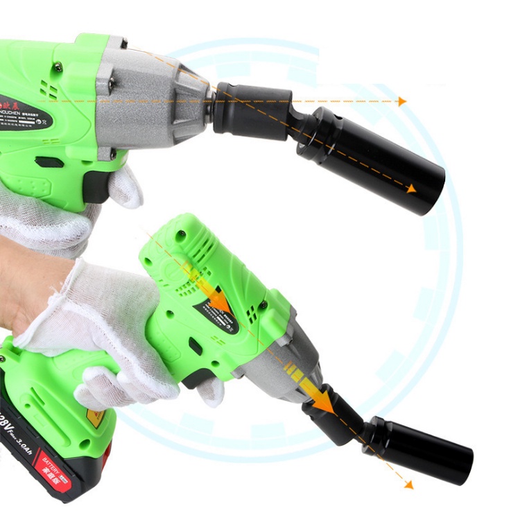 bộ 3 đầu nối khẩu chuyển hướng cho tay khẩu và máy vặn khẩu chuyên dụng cỡ 1/2,3/8,1/4