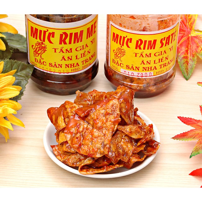 Mực rim me nguyên con-Mực rim sa tế 200grw