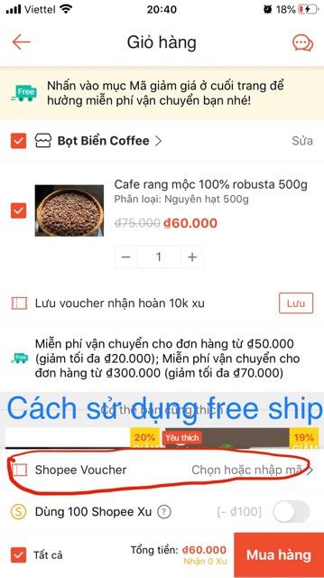 Cà phê hạt rang nguyên chất robusta 500g - coffeebotbien