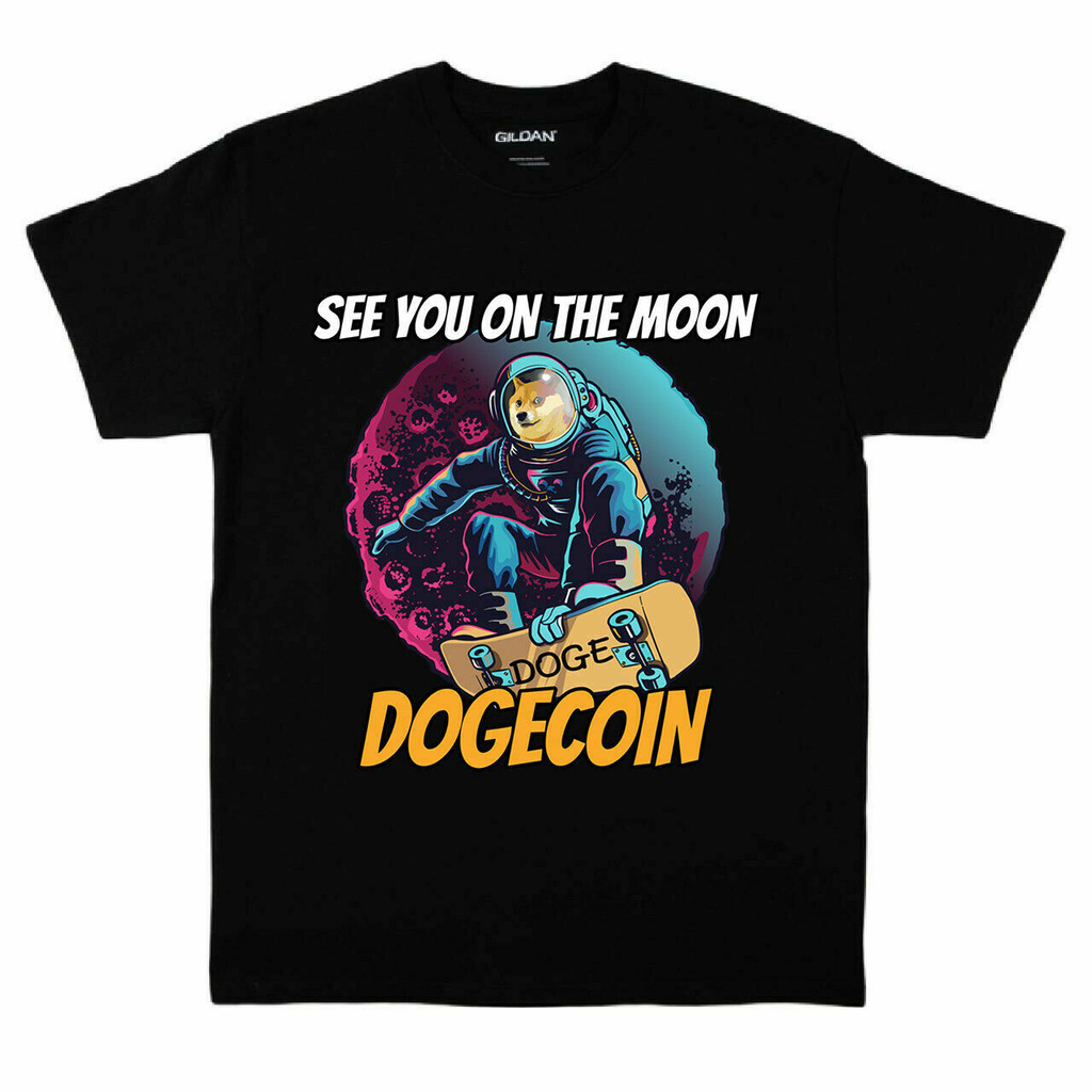 Áo Thun Nam Tay Ngắn In Chữ Doge Cá Tính