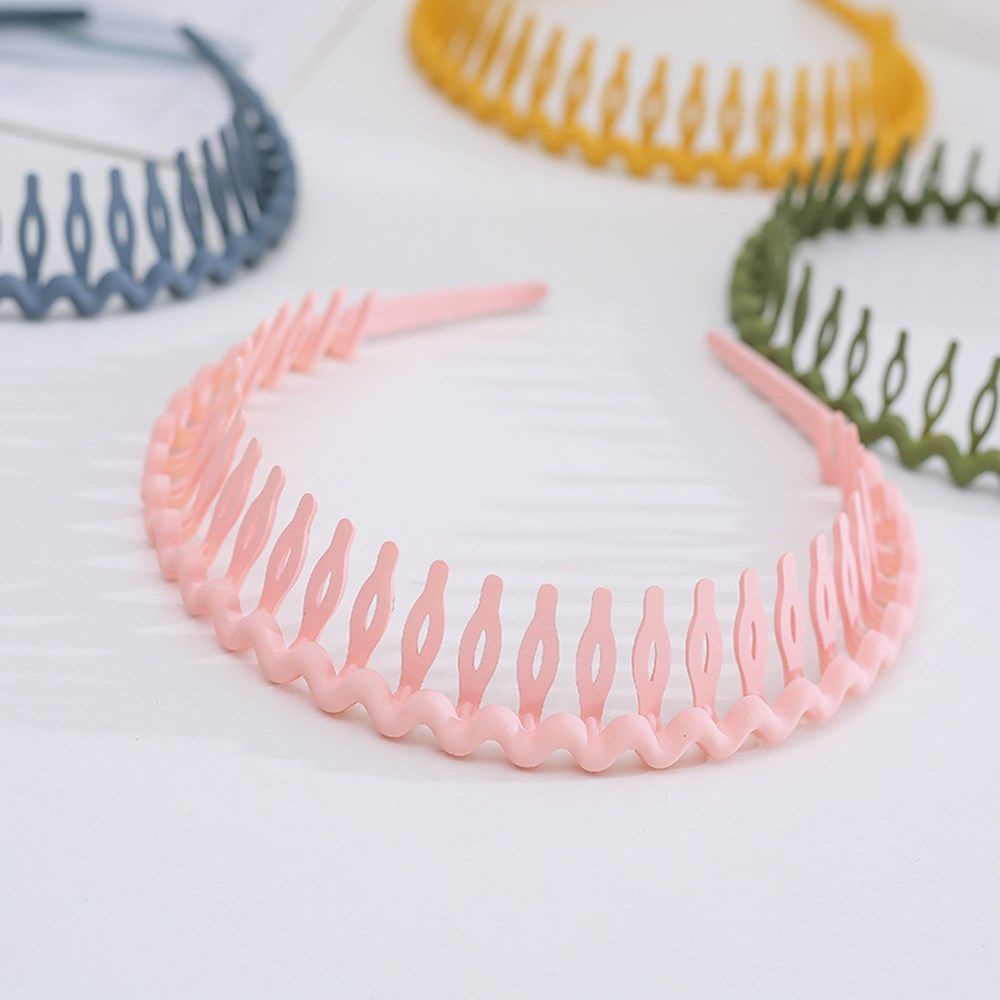 Lược cài tóc màu trơn có răng lược nhiều màu tùy chọn cho nữ