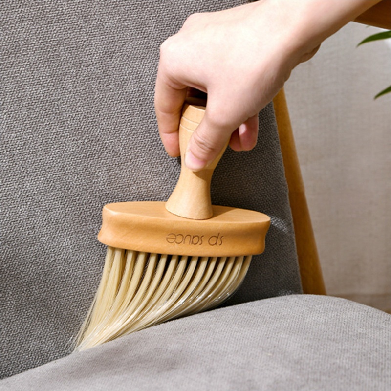 Bàn Chải Lông Mềm Cán Gỗ Làm Sạch Bàn Phím Máy Tính