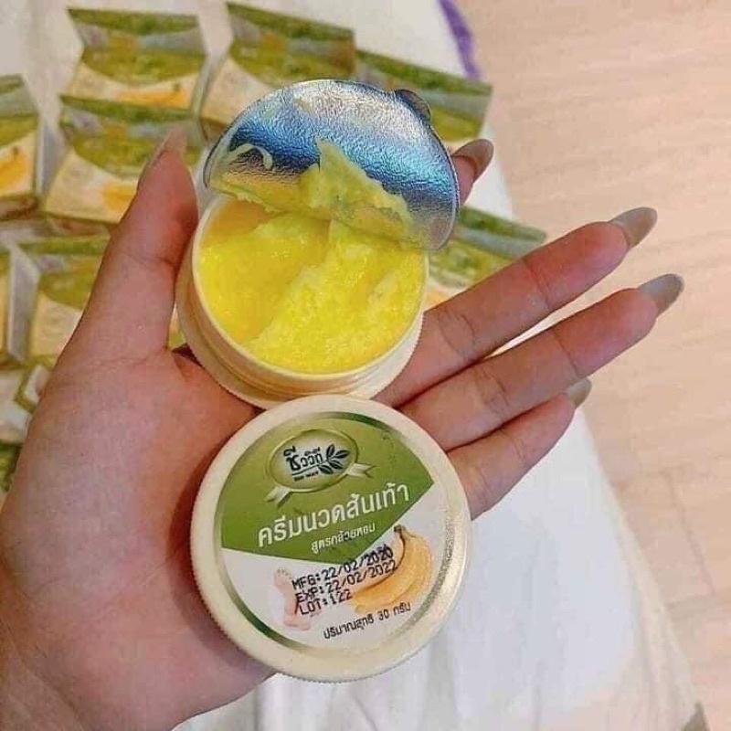 Kem Dưỡng Giảm Nứt Gót Chân Banana Cream Heels 30g Thái Lan