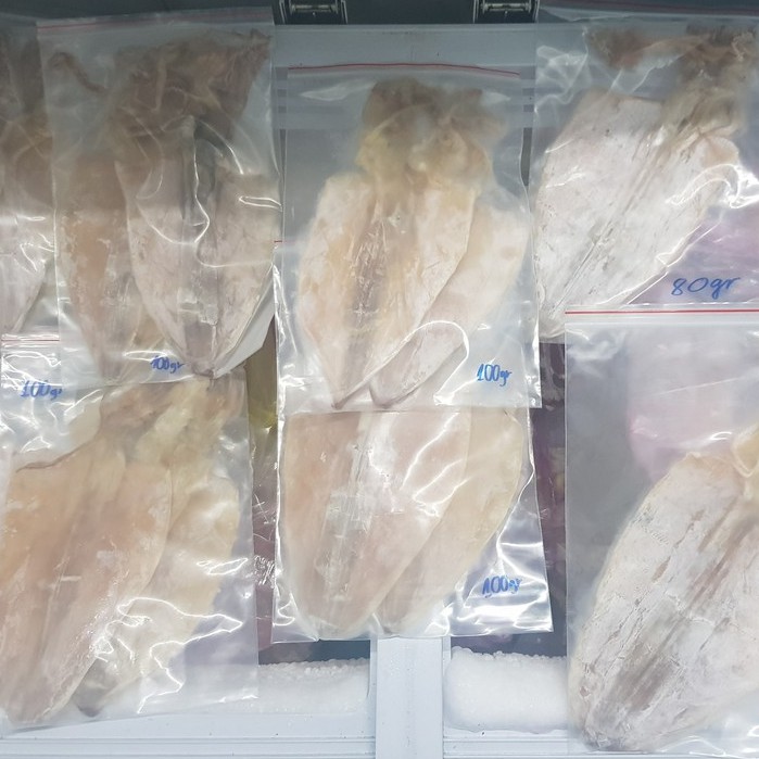 KHÔ MỰC SIZE ĐẠI 60gr - 88gr XUẤT KHẨU JAPAN,EU... HÀNG CÂU