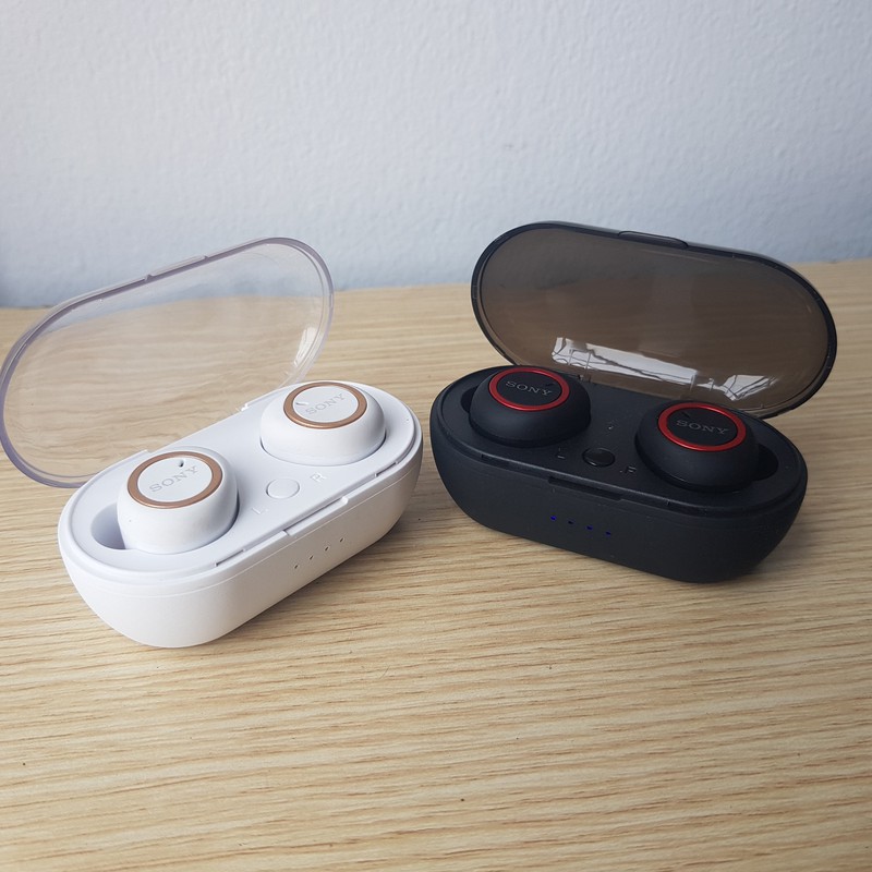Tai nghe bluetooth Sony TWS D76 cao cấp kiểu airpod 2 tai nhét có dock sạc | BigBuy360 - bigbuy360.vn