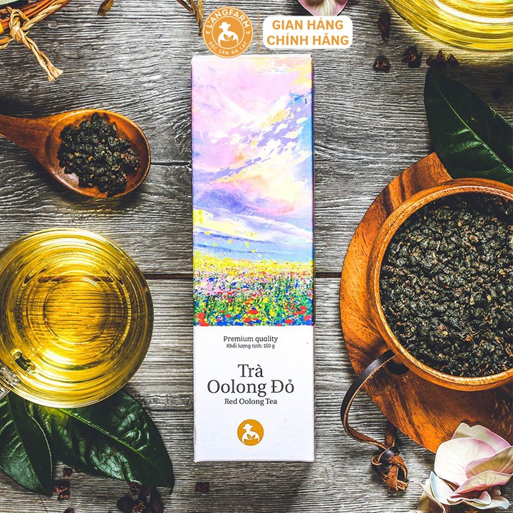 Trà oolong đỏ L'angfarm, dòng signature, 150g, hộp, mẫu lon thiếc cao