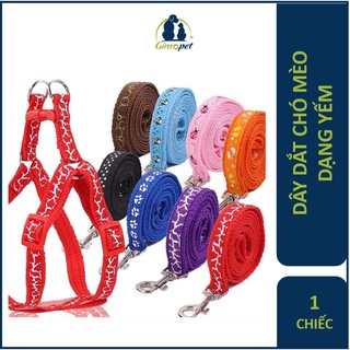 Dây dắt chó mèo- dây yếm chó mèo