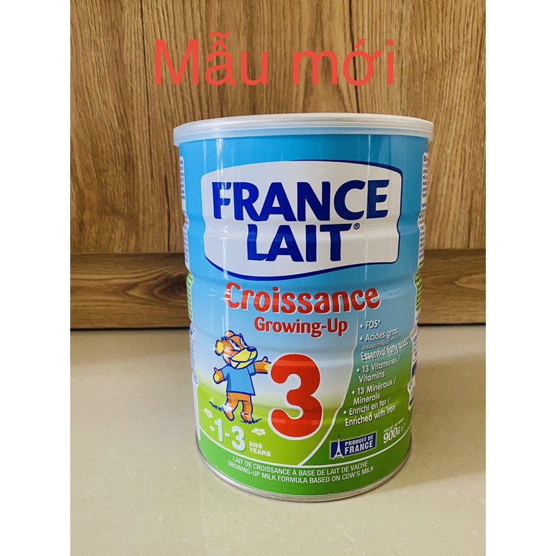 Sữa France Lait lon số 3 900(g) dinh dưỡng cho trẻ từ 1- 3 tuổi date mới nhất