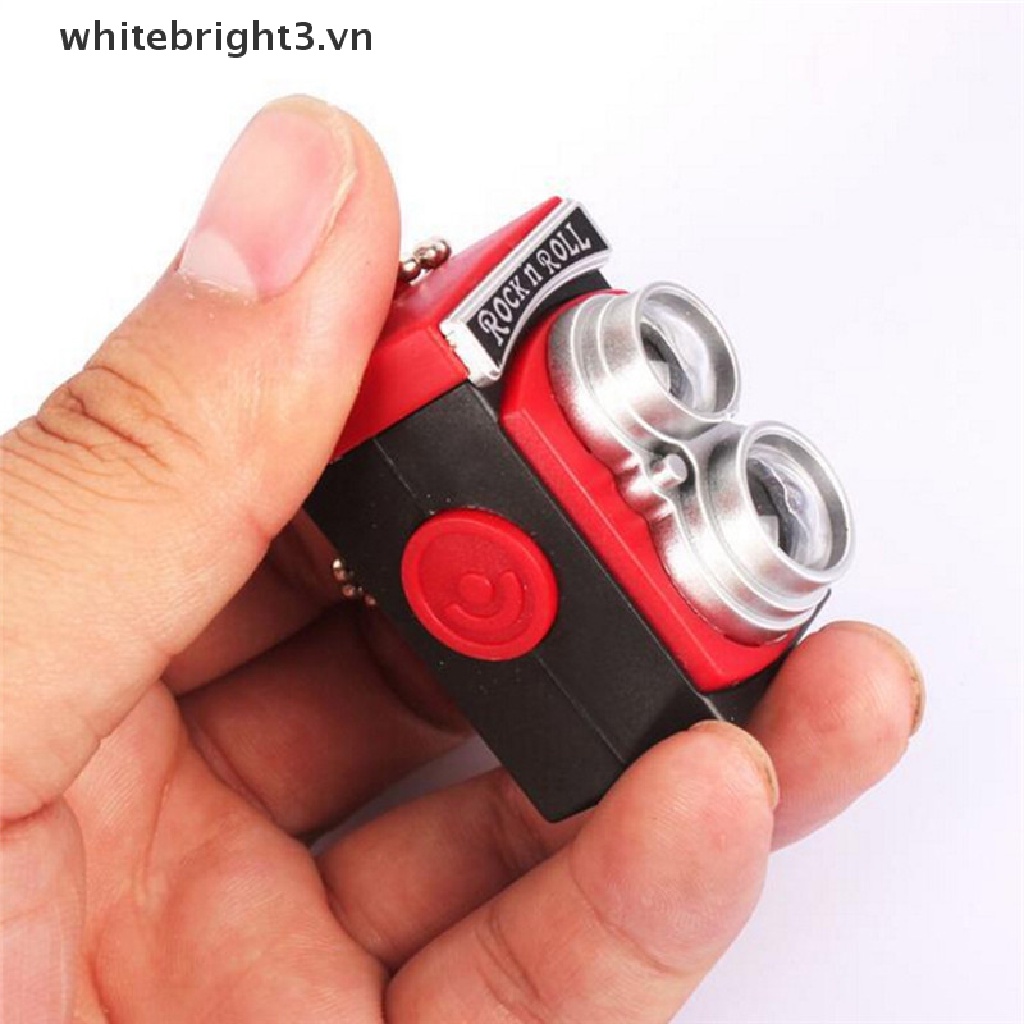 Móc khóa hình máy ảnh kỹ thuật số mini WHITE3 | BigBuy360 - bigbuy360.vn