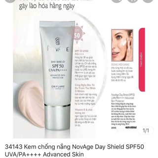 34143 kem chống nắng nova day