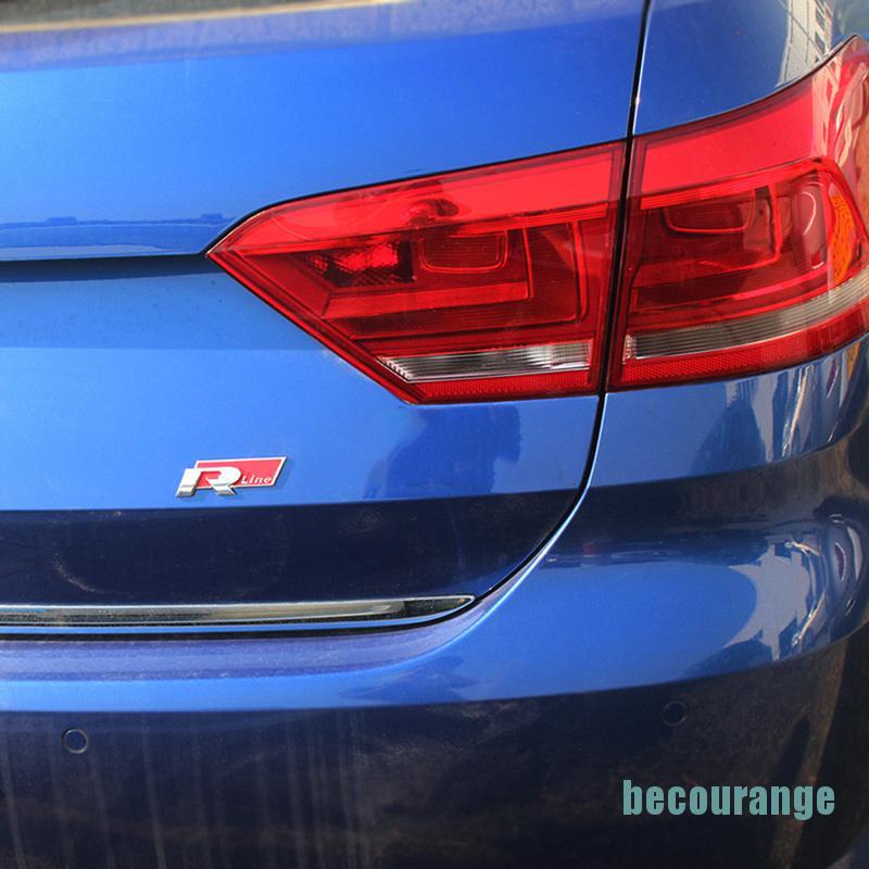 Miếng dán chữ R-line bằng kim loại trang trí xe hơi VW CC GTI Passat