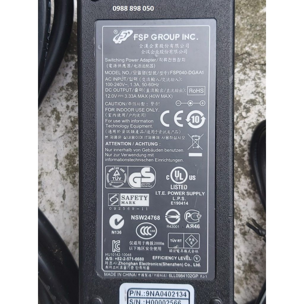 Adapter 12v 3.33a cho màn hình Dell S2230M loại tốt | BigBuy360 - bigbuy360.vn