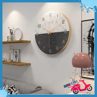 🆕 Đồng Hồ trang trí Nordic Marble Wall Clock