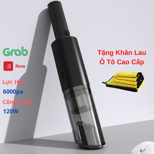 [HÚT MẠNH] Máy Hút Bụi Cầm Tay Mini Không Dây Hút Bụi Oto Vệ Sinh Ô Tô Nhà Cửa