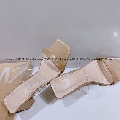 SHU STORE - GUỐC NỮ THỜI TRANG 1 QUAI DA MỜ KÈM 1 QUAI MICA