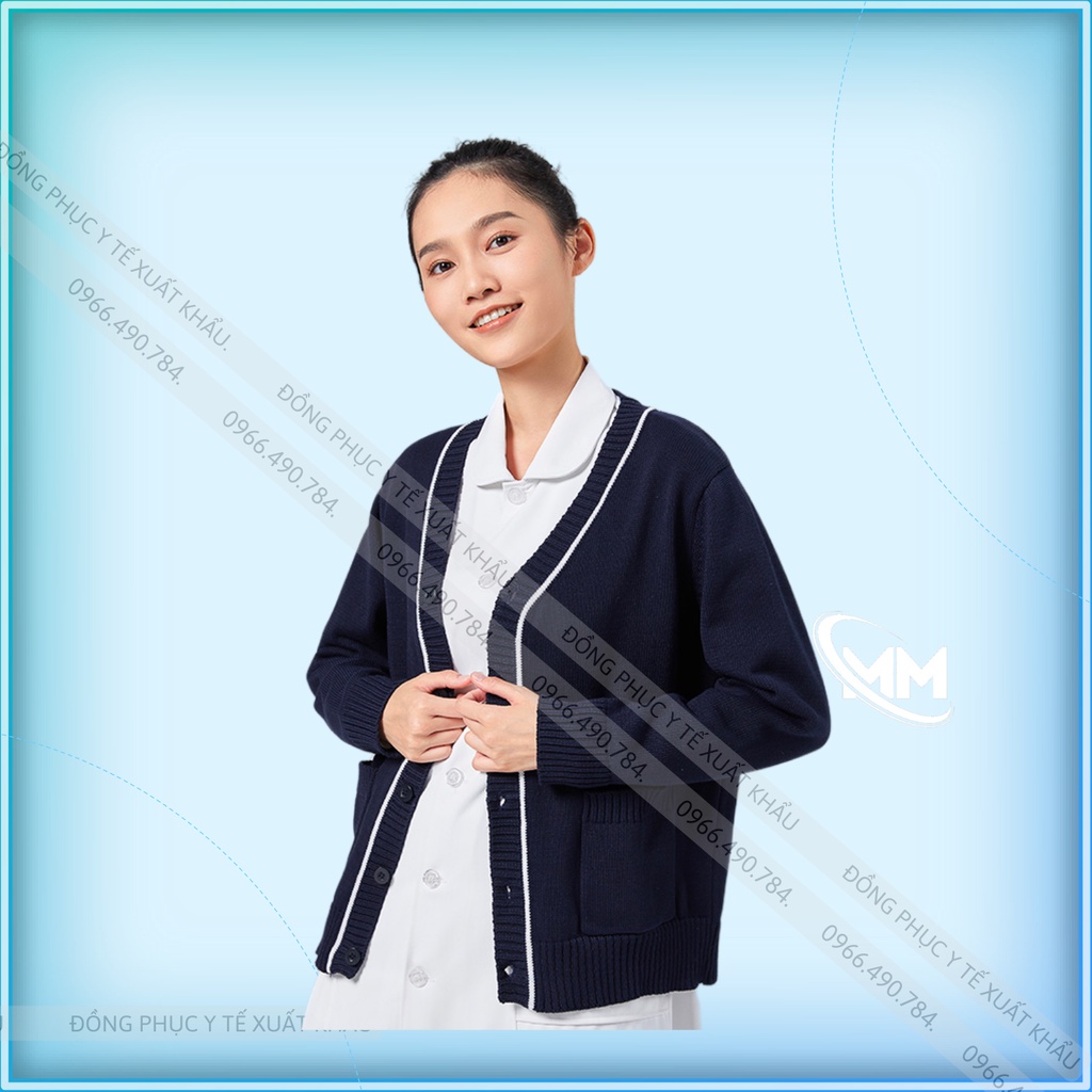 Áo len scrubs Cadigan, Áo len Lót lông 2 lớp