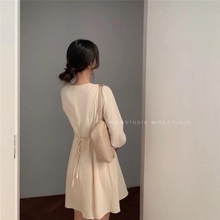 Tibou Dress - Đầm nút bọc có cổ