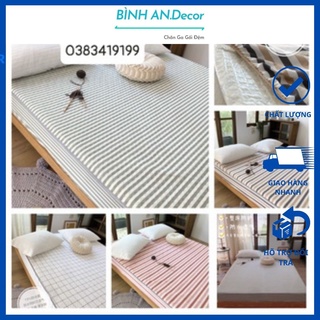 Ga Chống Thấm Trần Bông Xơ Đậu Nành Muji, ga giường Chống Thấm Nước Vượt Trội 100%, Sử Dụng 4 Mùa