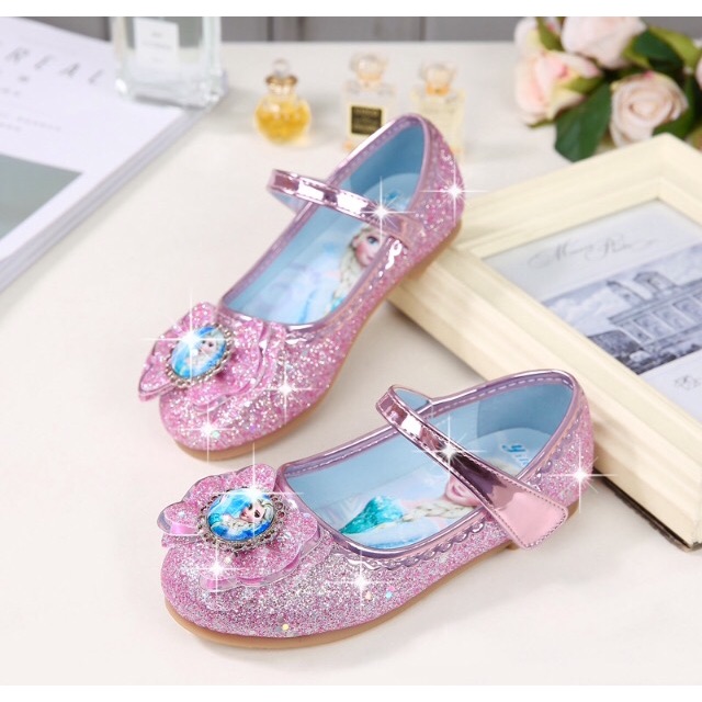 Giày búp bê Elsa ánh kim