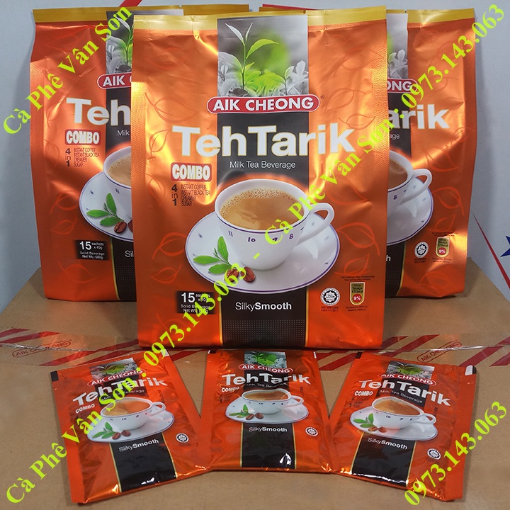 Gói nhỏ 40g trà sữa vị Cà phê Teh Tarik Coffee Aik Cheong