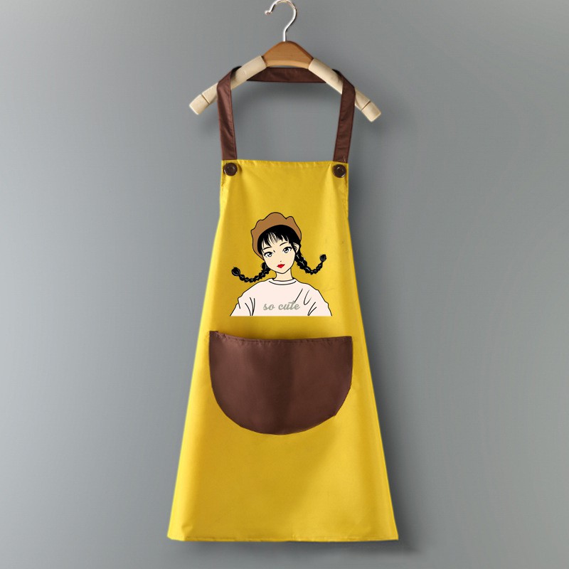 Tạp Dề Hàn Quốc in hình Cute cao cấp Chống thấm nước, Chống bám bẩn hiệu quả [Hàng có sẵn] | BigBuy360 - bigbuy360.vn